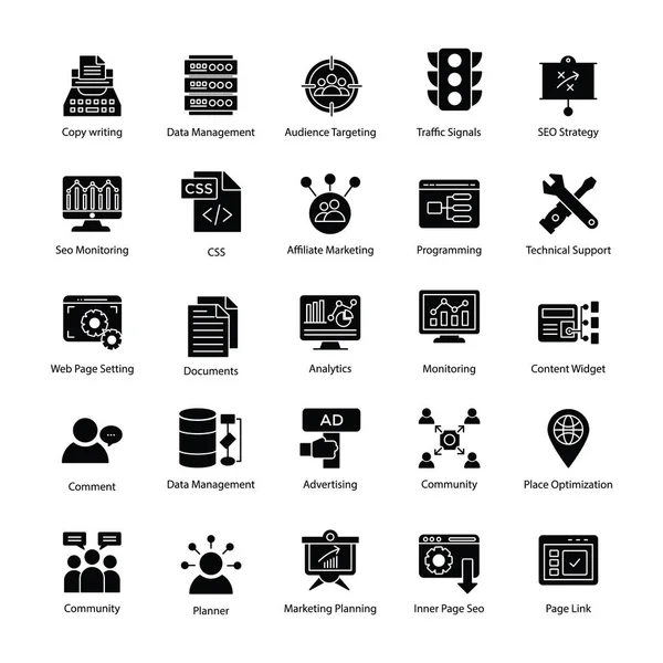 Arama motoru ve optimizasyon yenilikçi simgeler