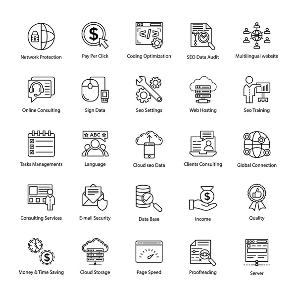 Arama motoru ve en iyi duruma getirme ana simgeleri