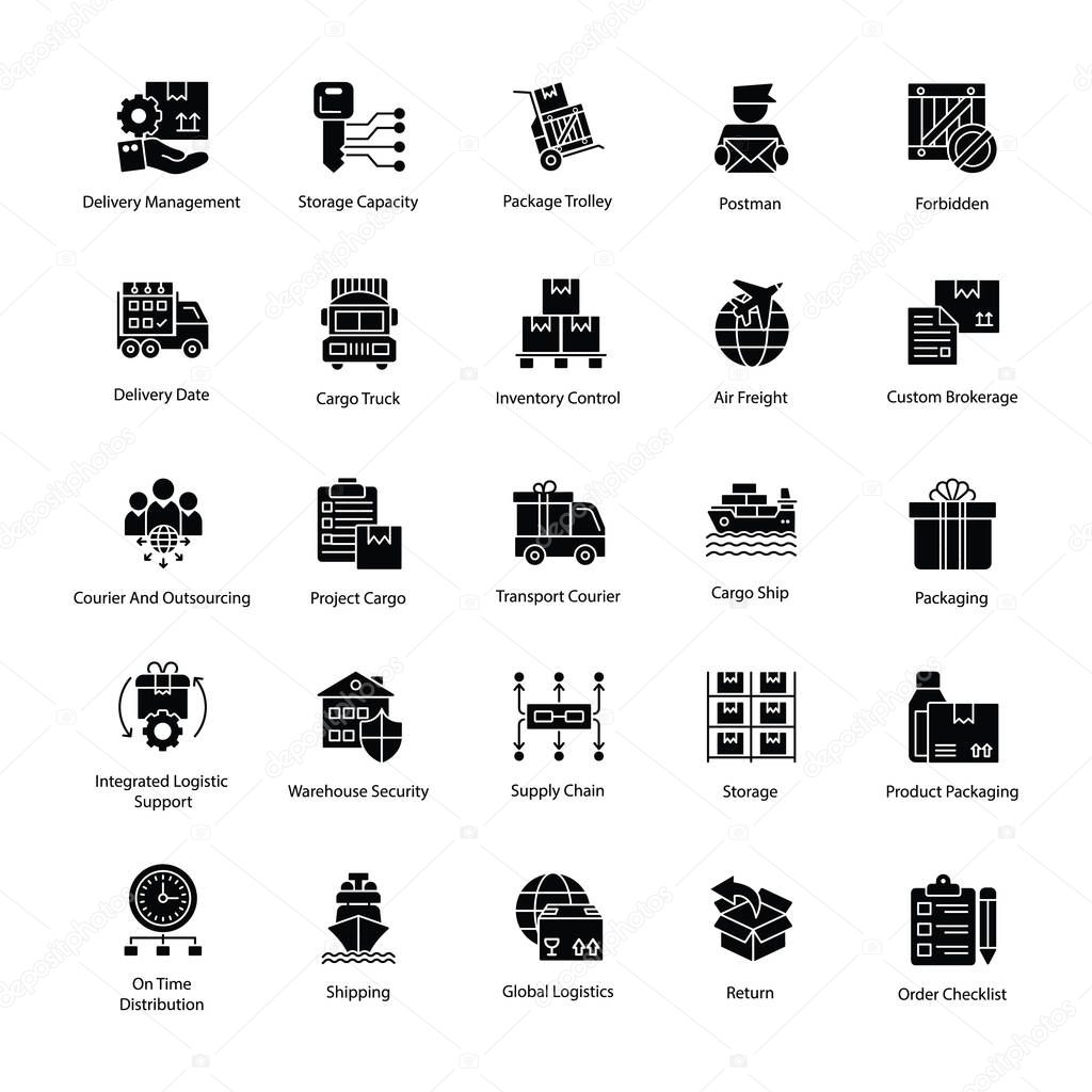 Prolific Logistics Delivery Icons