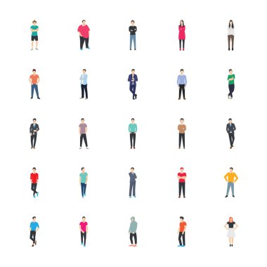 İnsanlar Icon Pack karakter 