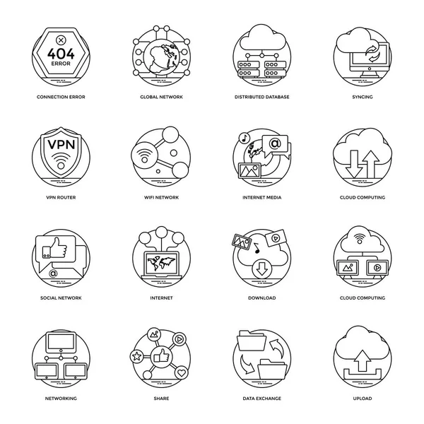 Internet ve ağ simgeler paketi 