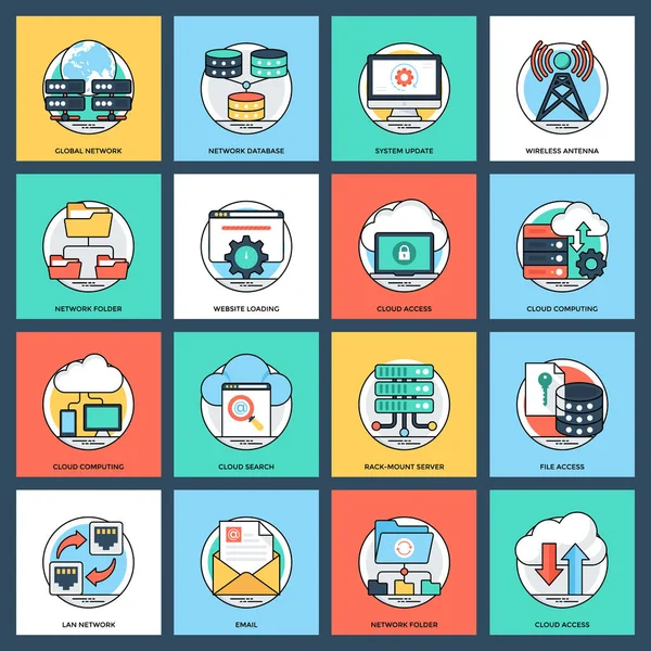 Internet ve ağ Icon Pack