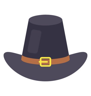 Silindir şapka ifade eden kemer ile siyah renkli şapkalar