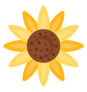 Güneş her yerde takip eden bir çiçek onun kök ve sarı yaprakları ile işte, bu ayçiçeği simge yoktur 