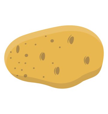 Kızartma veya amaç pişirme için soyulmuş ham patates dilimi 