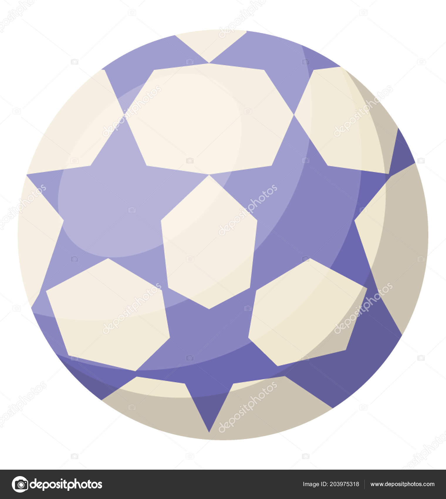 Soccer Ball Stars Pattern Soccer League Football Match Stock Vector by