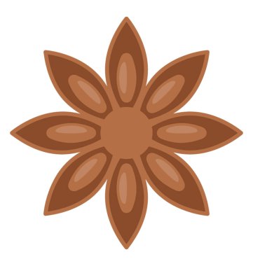 Bir yıldız aroma ve lezzet eklemek için yemek hazırlanmasında kullanılan baharat şeklinde