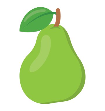 Bir elma armut temsil eden taze olgunlaşmış meyve gibi 