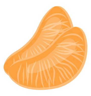 Tatlı ve ekşi tadı soyulmuş portakal dilimleri ile riched hamuru 