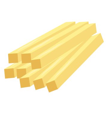 Uzun bir makarna, kaynar bir İtalyan ve Çin mutfağı şekil ve bir çerez olarak kullanılan 