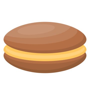 Yuvarlak trüf çikolata tadında karamela krem arasında karamela trüf için simge ile 