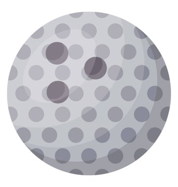 Bir bowling topu düz vektör simgesi 