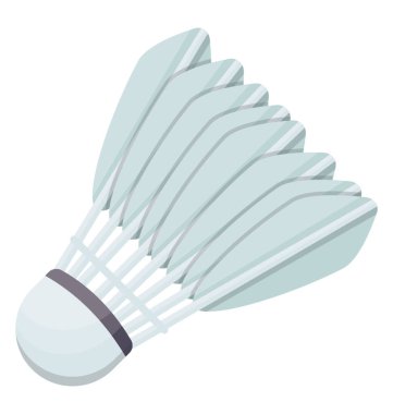 Badminton oynamak için spor malzemeleri raketle olduğunu