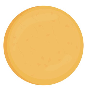 A yuvarlak şekilli bisküvi 