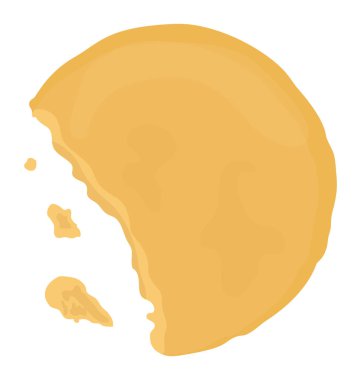 Kırık parçalar halinde bir çikolatalı kurabiye 