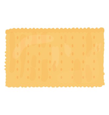 kare şeklinde ya da kurabiye, düz simgesi tasarım kesme 