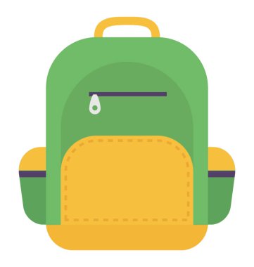 El ile bir çuval taşıma ve cepler yan 