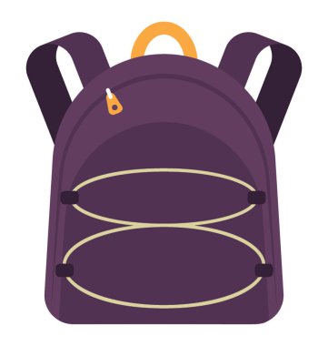 Pick ve konumlardan gelen şeyler konumlara taşımak için sırt çantası açılmış bir görüntü 