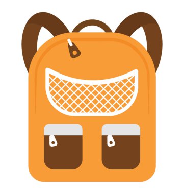 Aşağıda en iyi ve küçük deri cepleri üzerinde net cepli bir okul çantası  