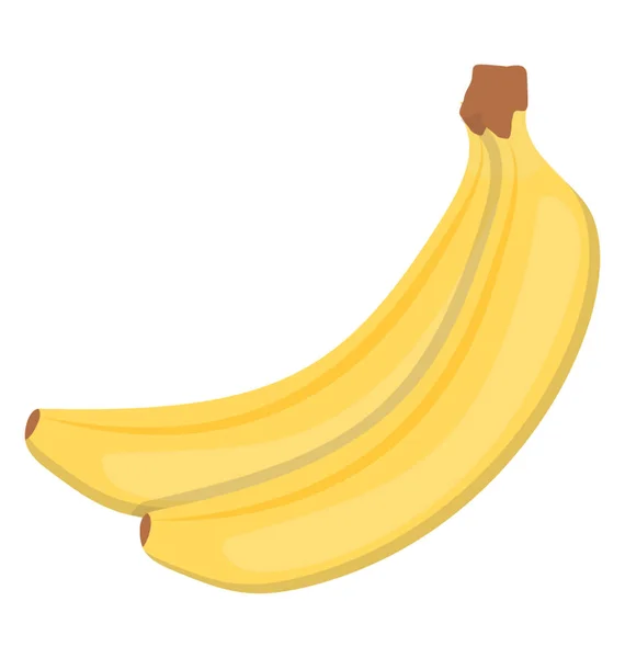 Najczęściej Owoce Zdrowe Przeciwutleniaczy Lubiany Przez Wszystkich Banan — Wektor stockowy