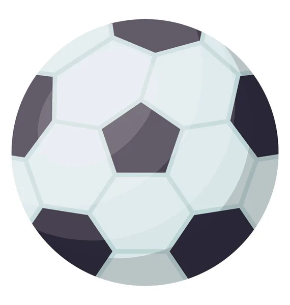 Football Noir Blanc — Image vectorielle
