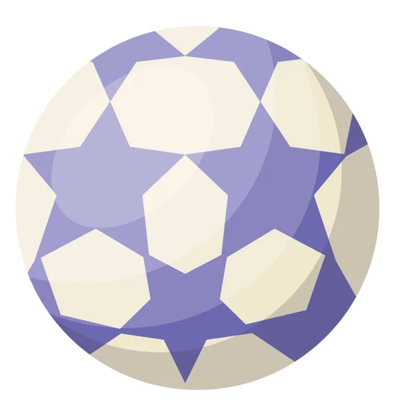 Ballon Football Avec Motif Étoiles Pour Ligue Football Match Football — Image vectorielle