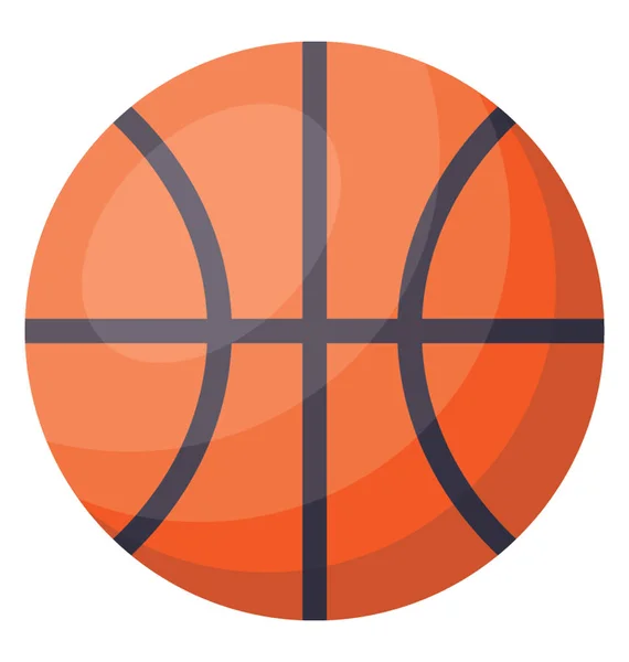 Una Pelota Deportiva Baloncesto — Vector de stock