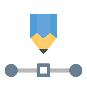 Bir kalem veya kurşun kalem çizim tasarım, sanat simge