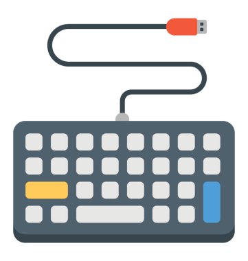 Bilgisayar donanım parçası yapmak tipik, klavye