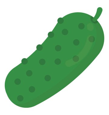 Uzun bir çizgi film simgesi bitter kabak için yapım noktalı desenli sebze şeklinde 