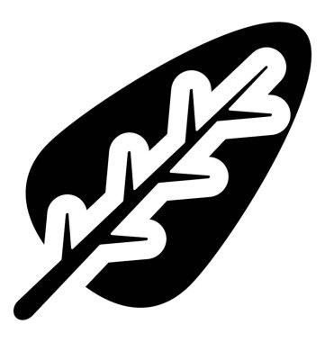 Kabuk ile bir çizgi film sonbahar yaprak damarları, bu sonbahar ağaç yaprak simge yoktur