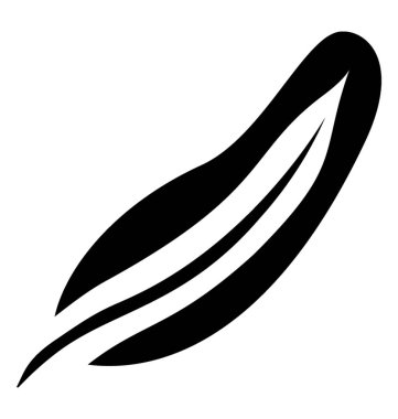 Bir tüy tüy için simge yapma bir kuş 