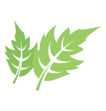 Köşeleri ve redhaw alıç simge sunan damarlar ile iki yaprak şekilli diamond