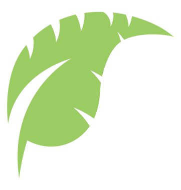 Kalp kesim palmiye yaprağı vitrine kenarları ile yaprak şeklinde 