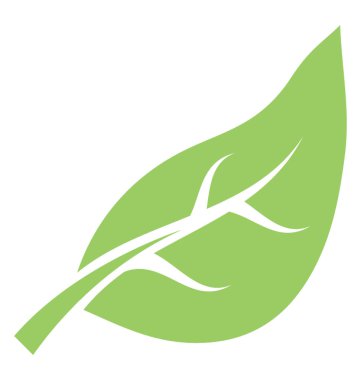 Ortak ağaç ifade eden bir simge ben numarasında e yaprak