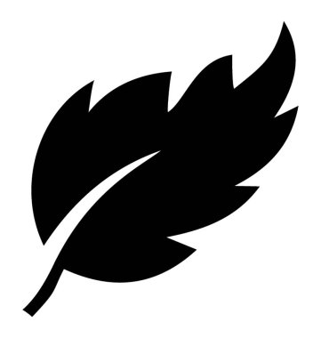 Britch yaprak vitrine dalgalı kenarlı bir ince yapılandırılmış yeşil yaprakları 