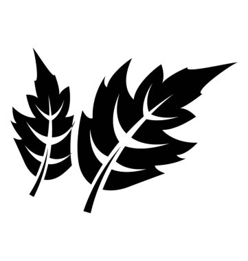 Köşeleri ve redhaw alıç simge sunan damarlar ile iki yaprak şekilli diamond