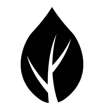 Yaprak yapı içinde damarlı şeklinde üçle 