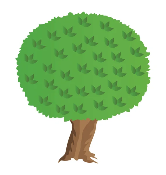 Árbol Frutal Fresco Manzano — Vector de stock