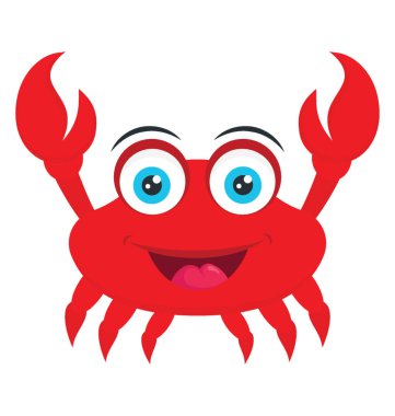 Bir deniz hayvan veya böcek kısa kuyruklu ve altı bacaklar ile geniş üst vücut heykelde yengeç 