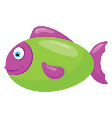 Bir ışın balık alabalık heykelde Somon Balık ailesi ile kanatlı 