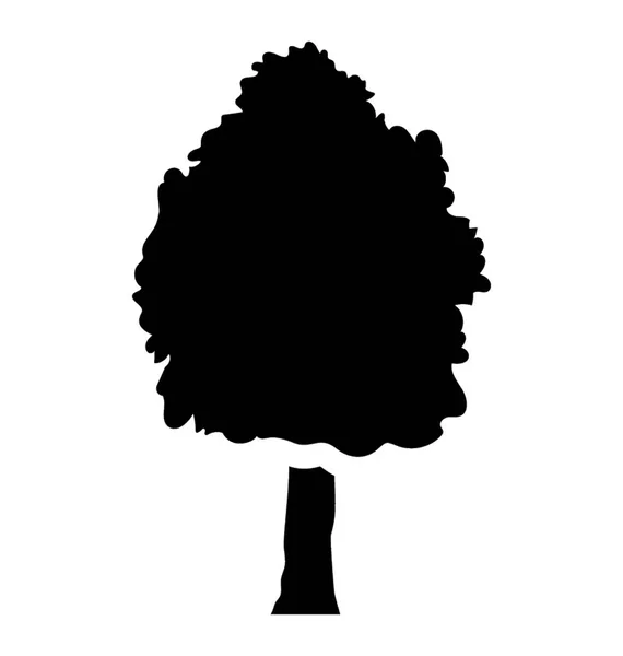 Árbol Tilo Soleado Inodoro — Vector de stock