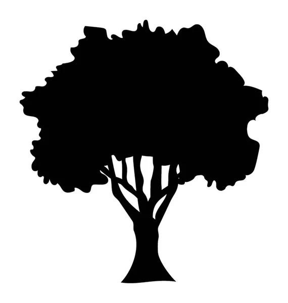 Árbol Fructífero Genérico Baya — Vector de stock