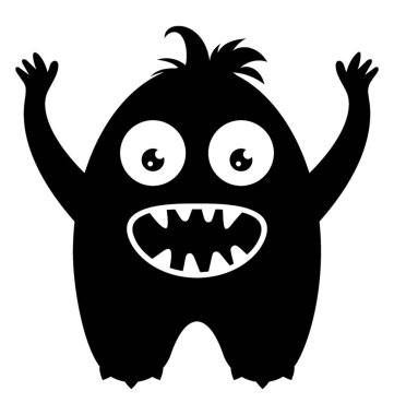 Eller yukarı germe ile şanslı bir maskot  