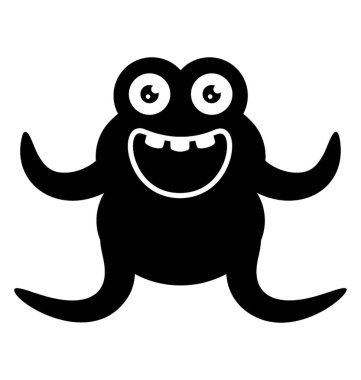 Büyük olan bir yaratık gözleri ve karakteristik uğur böceği canavar uçan gibi hareketli bacaklar 