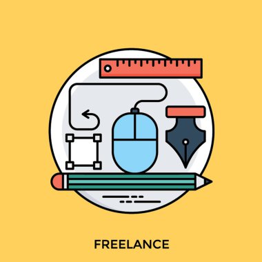 Teknik donanım aygıtı ile birlikte bazı çizim ve tasarım araçları için serbest simge kullanılır 