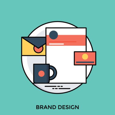 Marka tasarım simgesini göstermek için kullanılan bir fincan kağıt tekne yapım süreci 