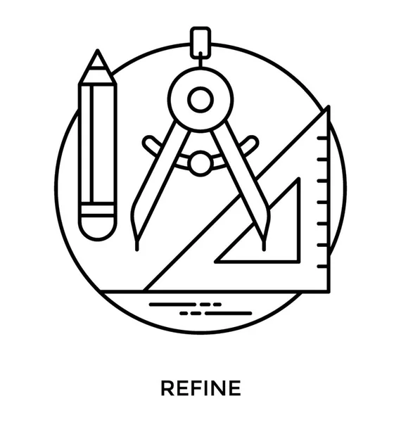 Uno Stile Aspetto Materiale Stampato Indicato Vettori Icona Tipografia Illustrazione — Vettoriale Stock