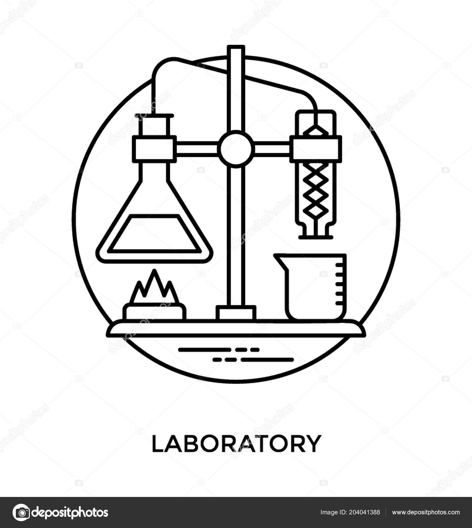 Lab Flask Beaker Flask Standing Support Clamp Test Flasks Line Stock