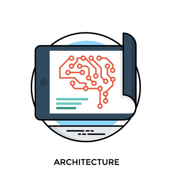 Una Carta Diseñada Gráficamente Que Simbolice Prototipo Modelo — Vector de stock